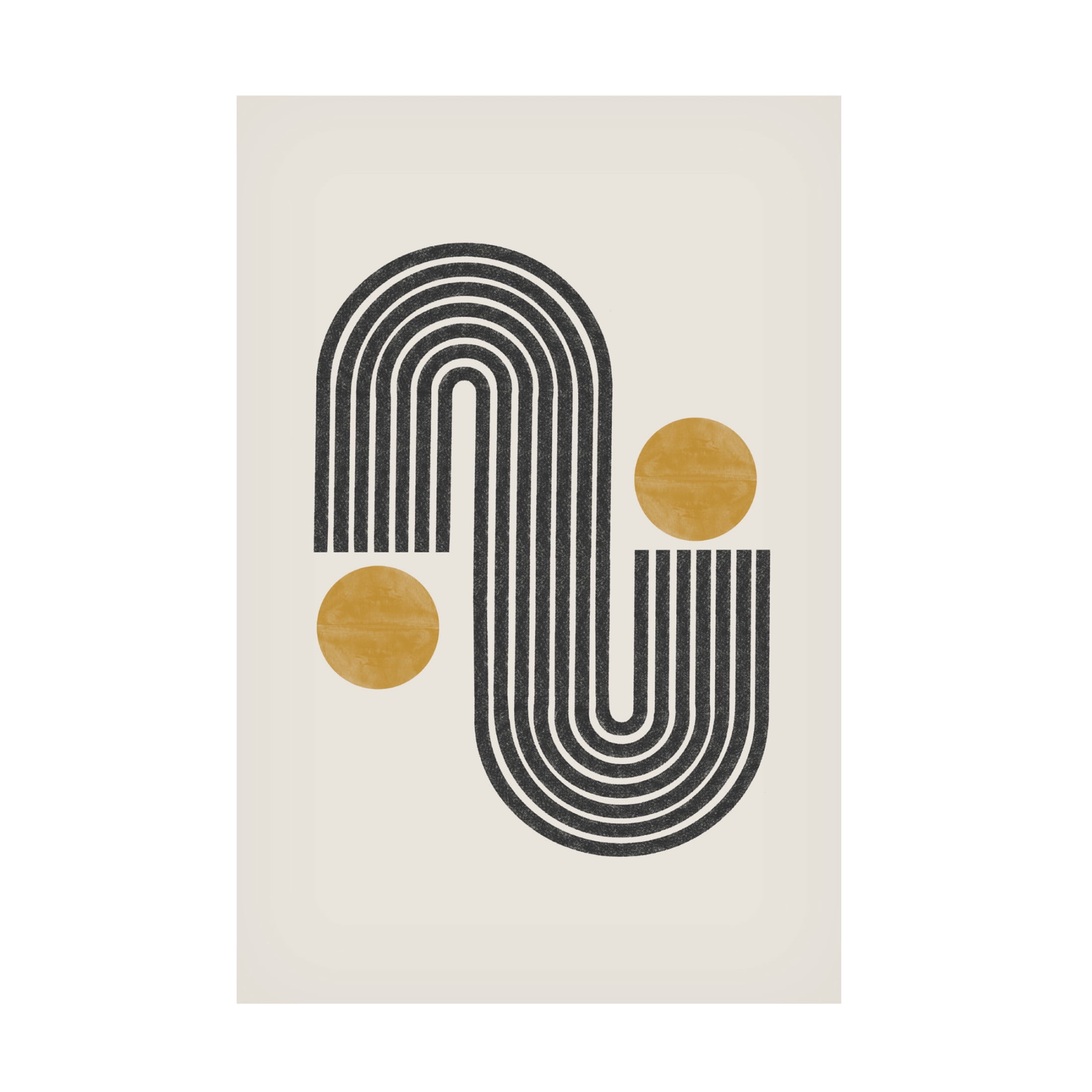 Trademark Fine Art THE MIUUS STUDIO Mid Century No3 Canvas Wall Art