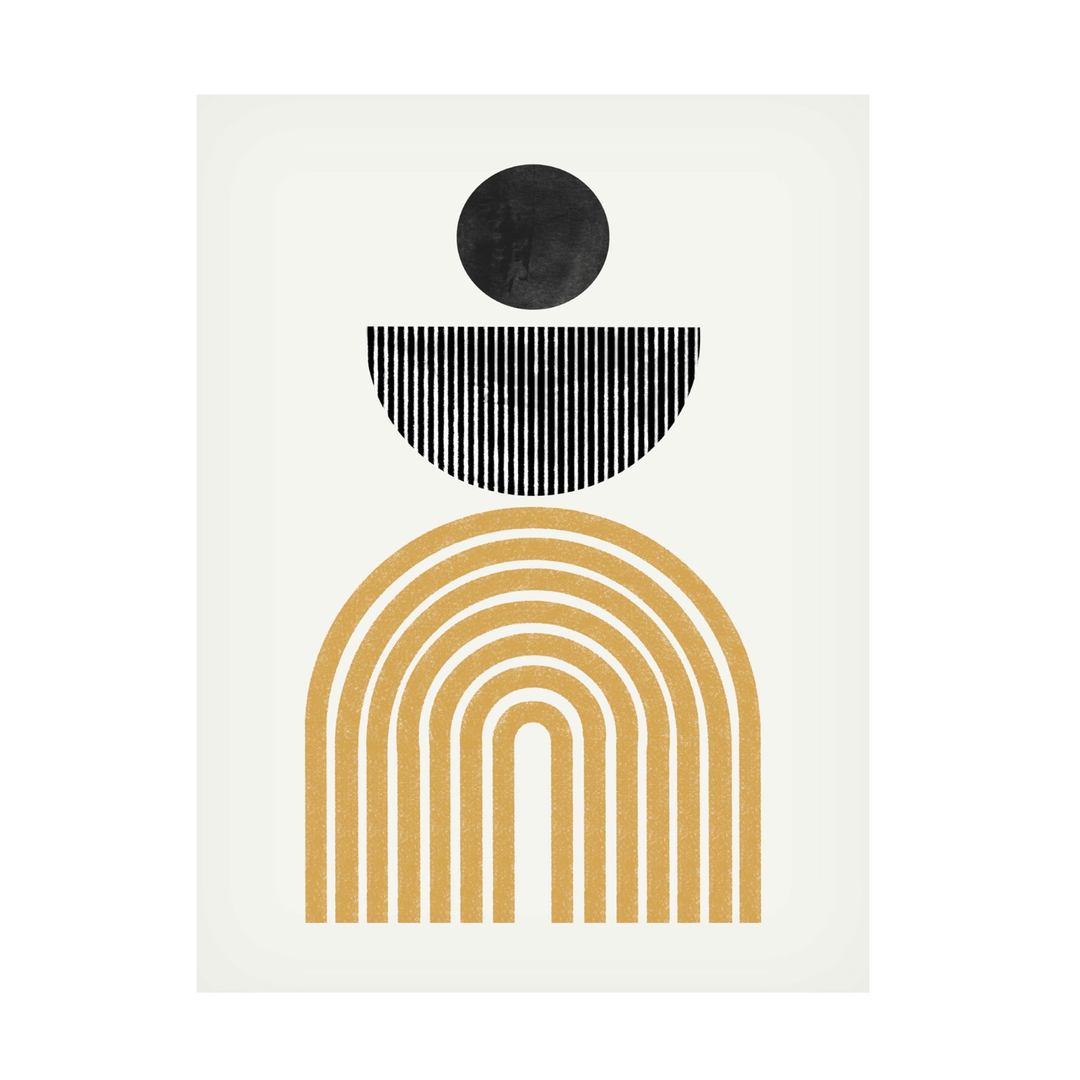 Trademark Fine Art THE MIUUS STUDIO Midcentury Composition Canvas Wall Art