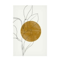 Trademark Fine Art THE MIUUS STUDIO Plant and Sun Canvas Wall Art
