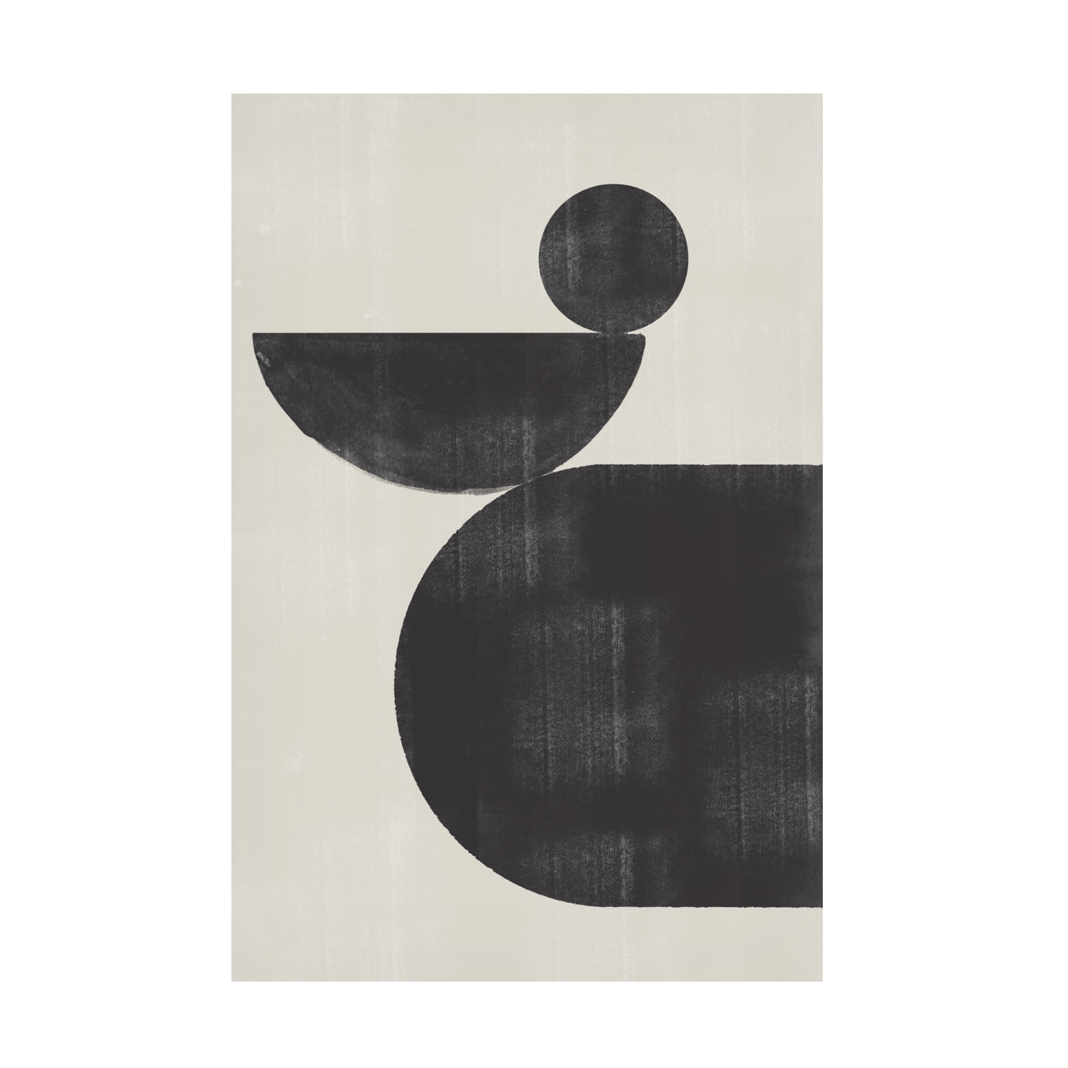 Trademark Fine Art THE MIUUS STUDIO Shape Study No3 Canvas Wall Art