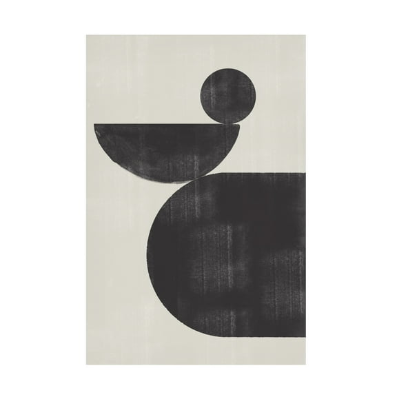 Trademark Fine Art THE MIUUS STUDIO Shape Study No3 Canvas Wall Art