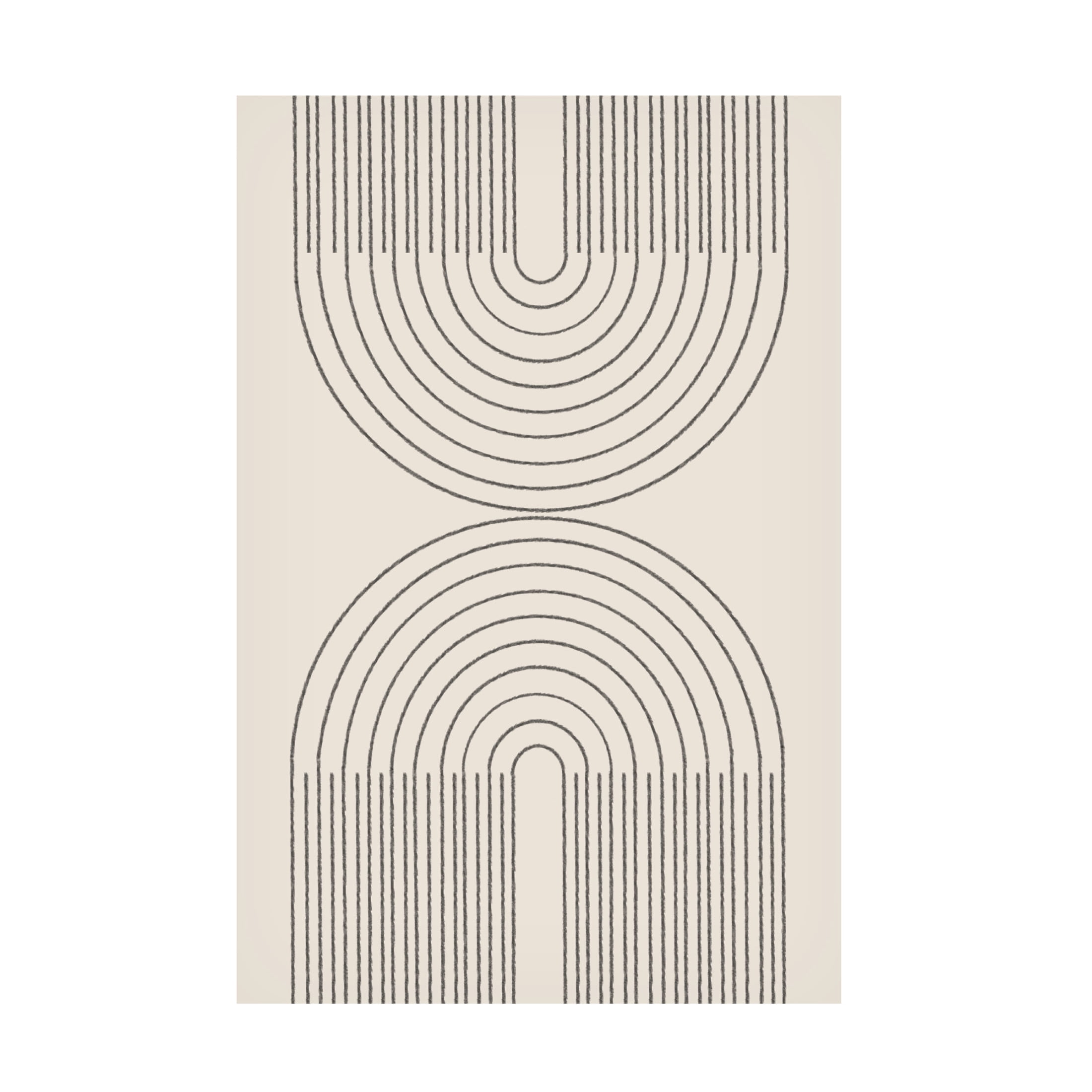 Trademark Fine Art THE MIUUS STUDIO Simple Arch Composition Canvas Wall Art
