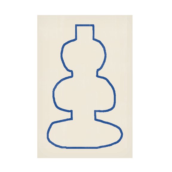 Trademark Fine Art THE MIUUS STUDIO Vase No13 Canvas Wall Art