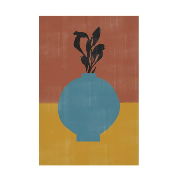 Trademark Fine Art THE MIUUS STUDIO Vase No9 Canvas Wall Art