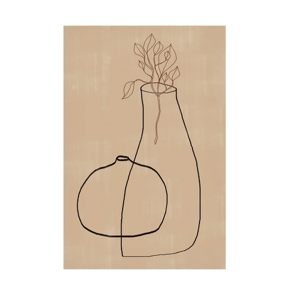Trademark Fine Art THE MIUUS STUDIO Vases No6 Canvas Wall Art