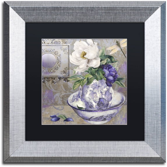Trademark Fine Art "Tableaux I" Canvas Art by Color Bakery Black Matte, Silver Frame