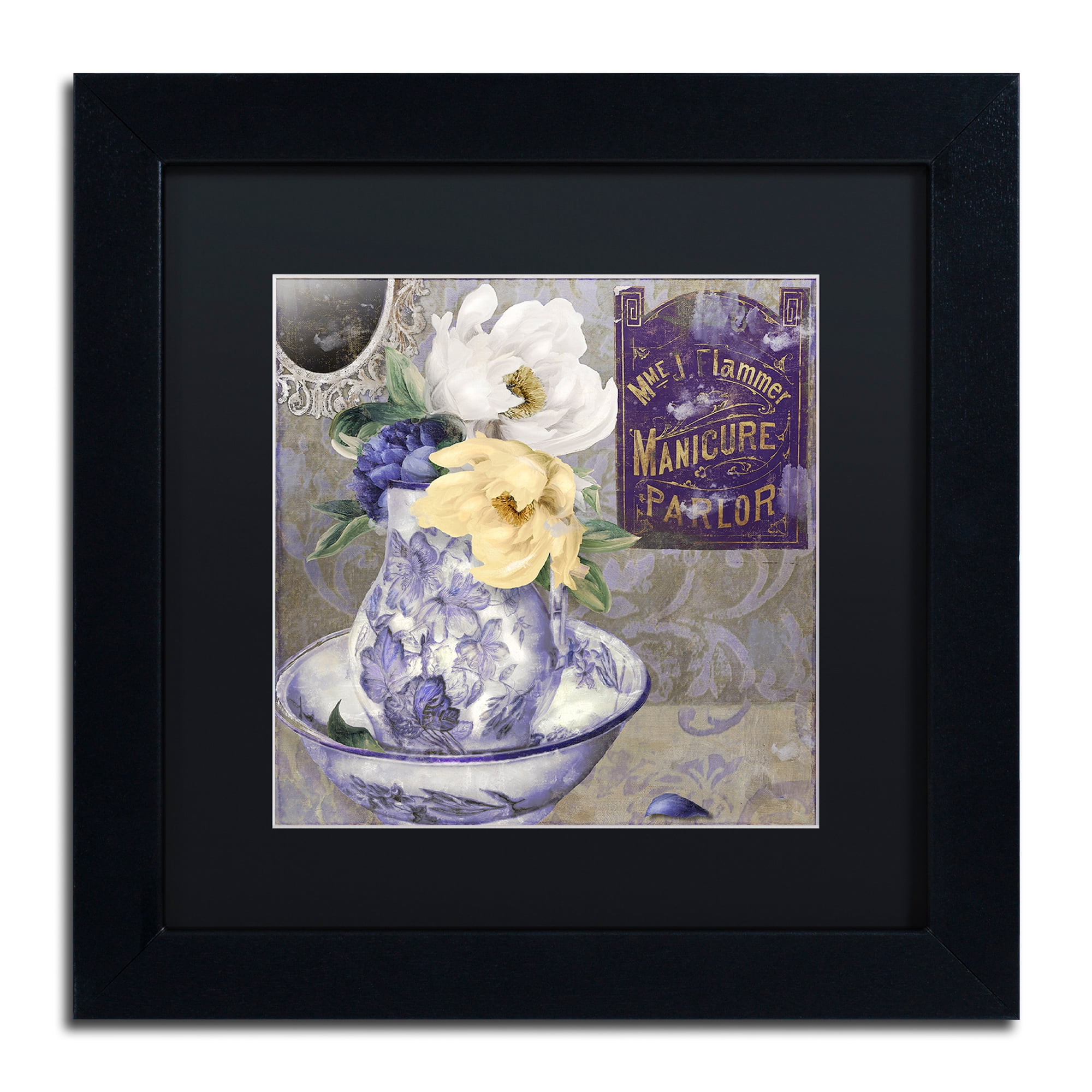 Trademark Fine Art 'Tableaux II' Black Framed Art by Color Bakery