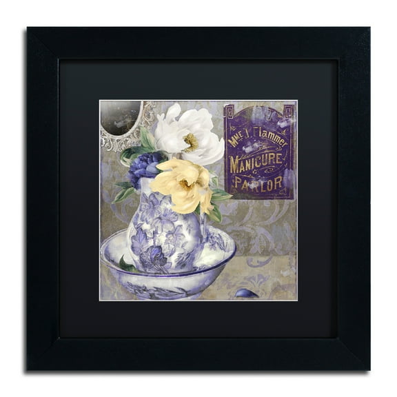 Trademark Fine Art 'Tableaux II' Black Framed Art by Color Bakery