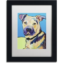 Trademark Fine Art "Tag" Canvas Art by Pat Saunders-White, White Matte, Black Frame