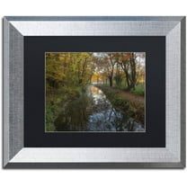 Trademark Fine Art 'Take me to the Pond' Canvas Art by Michael Blanchette Photography, Black Matte, Silver Frame