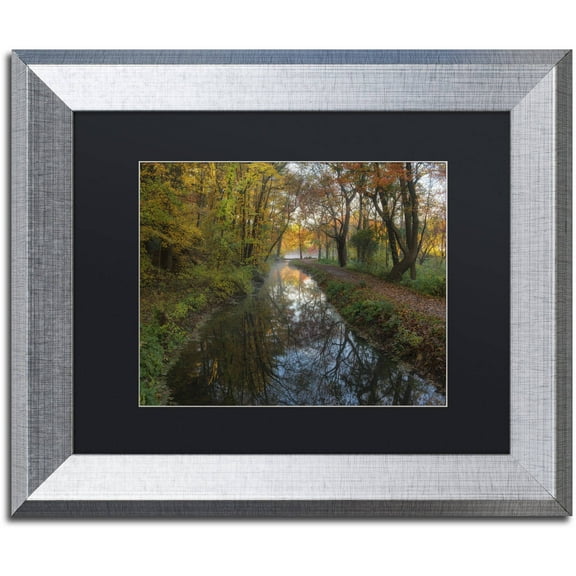 Trademark Fine Art 'Take me to the Pond' Canvas Art by Michael Blanchette Photography, Black Matte, Silver Frame