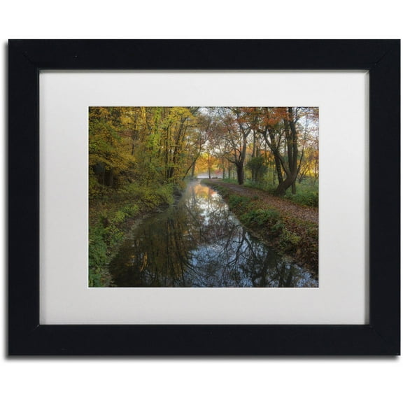 Trademark Fine Art 'Take me to the Pond' Canvas Art by Michael Blanchette Photography, White Matte, Black Frame