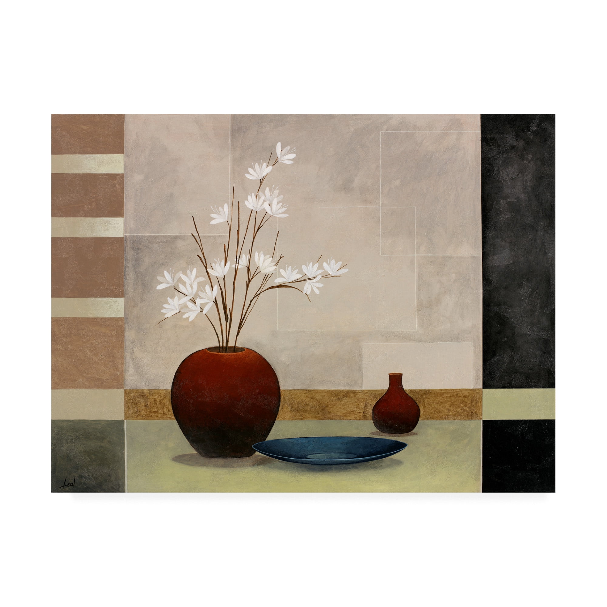 Trademark Fine Art 'Tall Branch Flowers In Red 2' Canvas Art by Pablo Esteban