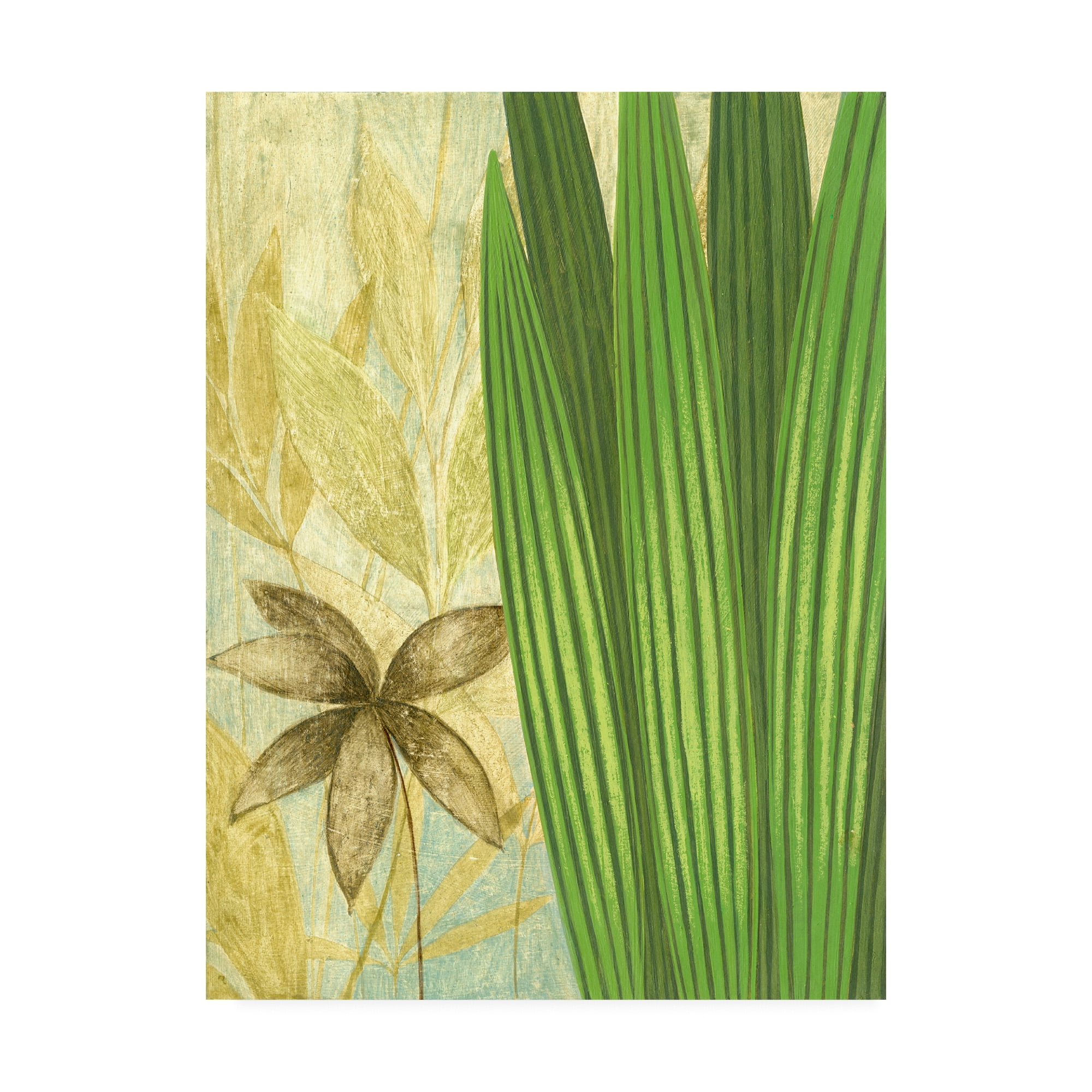 Trademark Fine Art 'Tall Narrow Palm' Canvas Art by Pablo Esteban