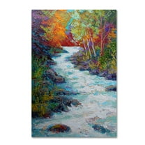 Trademark Fine Art 'Tamahi River' Canvas Art by Marion Rose