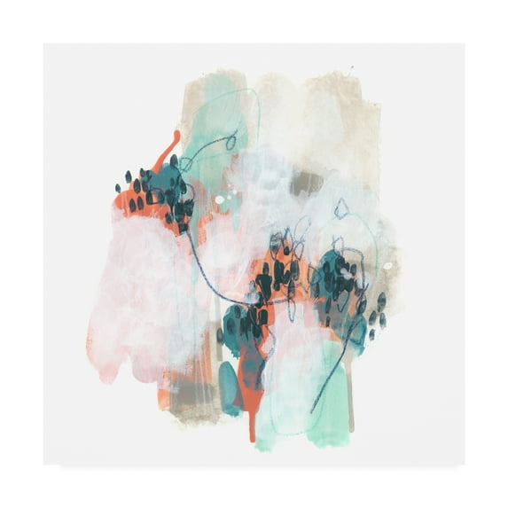 Trademark Fine Art 'Tangerine Cloud I' Canvas Art by June Erica Vess