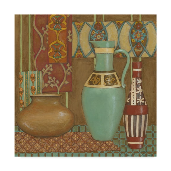 Trademark Fine Art 'Tapestry Still Life I' Canvas Art by Chariklia Zarris