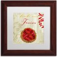 thumbnail image 1 of Trademark Fine Art "Tartes Francais, Strawberry" Canvas Art by Color Bakery White Matte, Wood Frame, 1 of 4