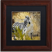 Trademark Fine Art "Taste Of Africa IV" Canvas Art by Color Bakery, Black Matte, Wood Frame