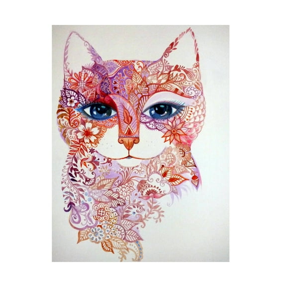 Trademark Fine Art 'Tattoo' Canvas Art by Oxana Ziaka