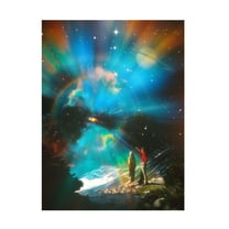 Trademark Fine Art Taudalpoi   A Curious Sight Canvas Wall Art