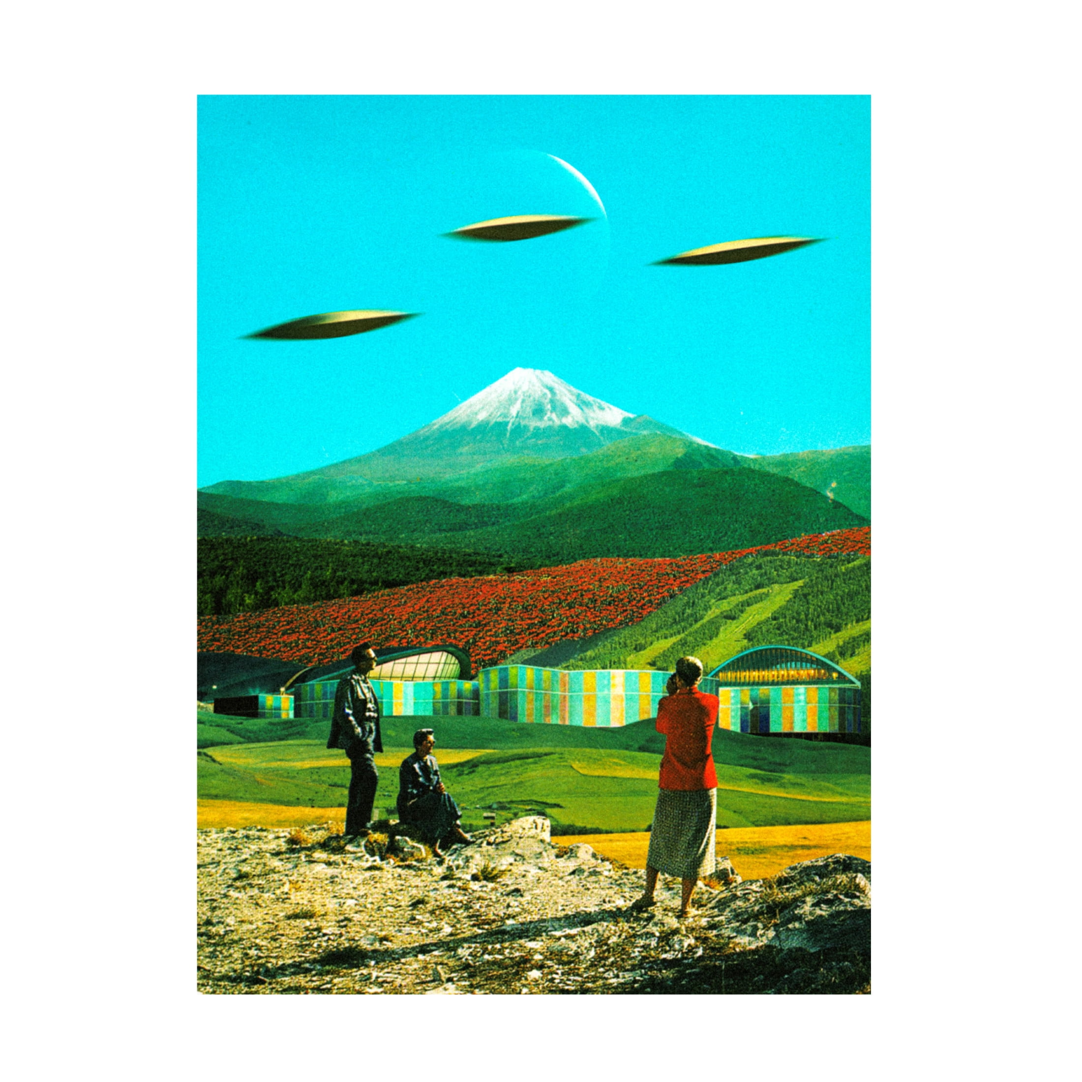 Trademark Fine Art Taudalpoi  An Alien Invasion Canvas Wall Art