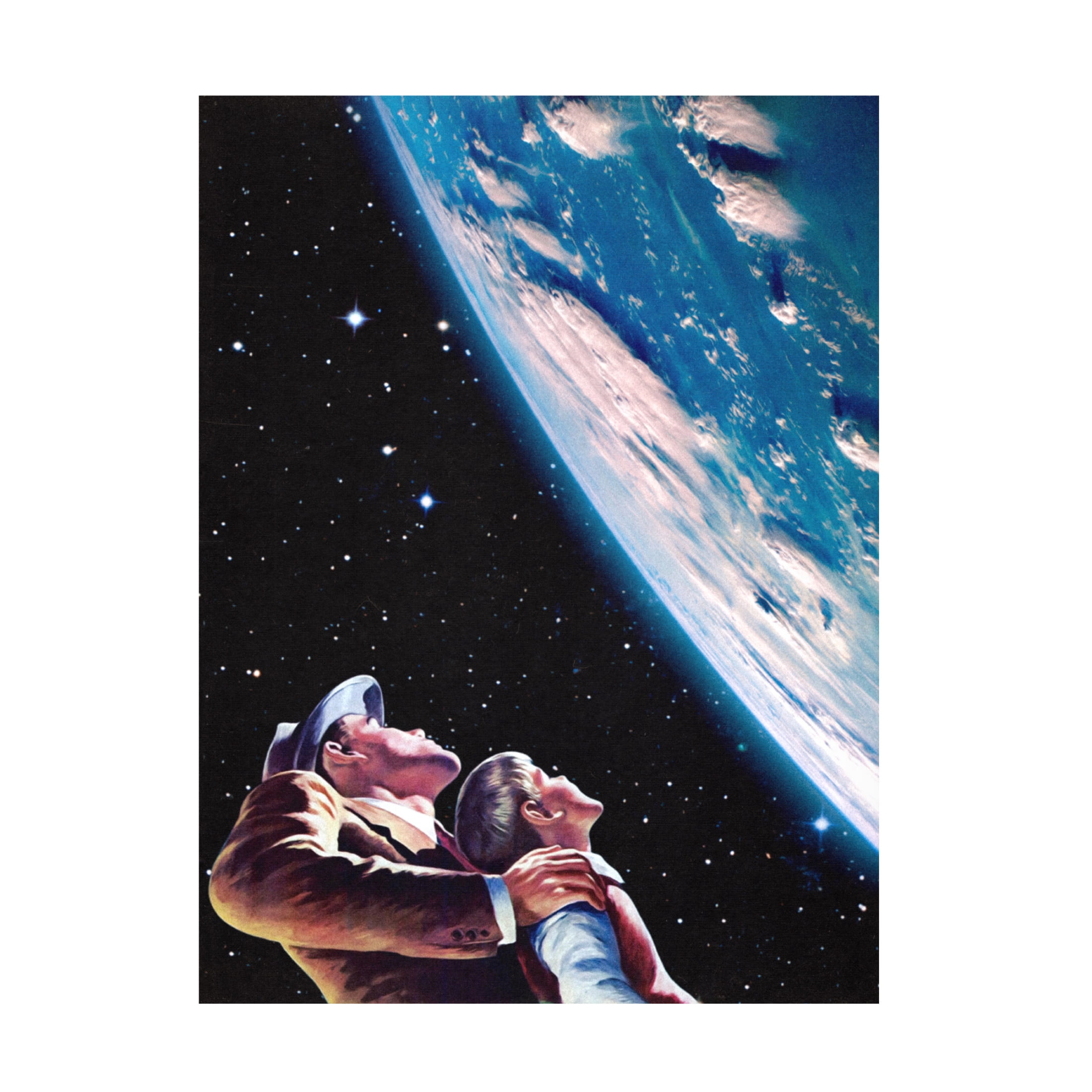 Trademark Fine Art Taudalpoi   Father and Son Canvas Wall Art