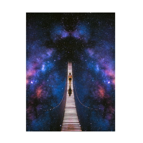 Trademark Fine Art Taudalpoi Infinity Canvas Wall Art