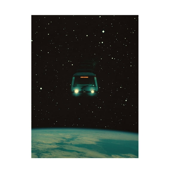 Trademark Fine Art Taudalpoi Space Express Canvas Wall Art