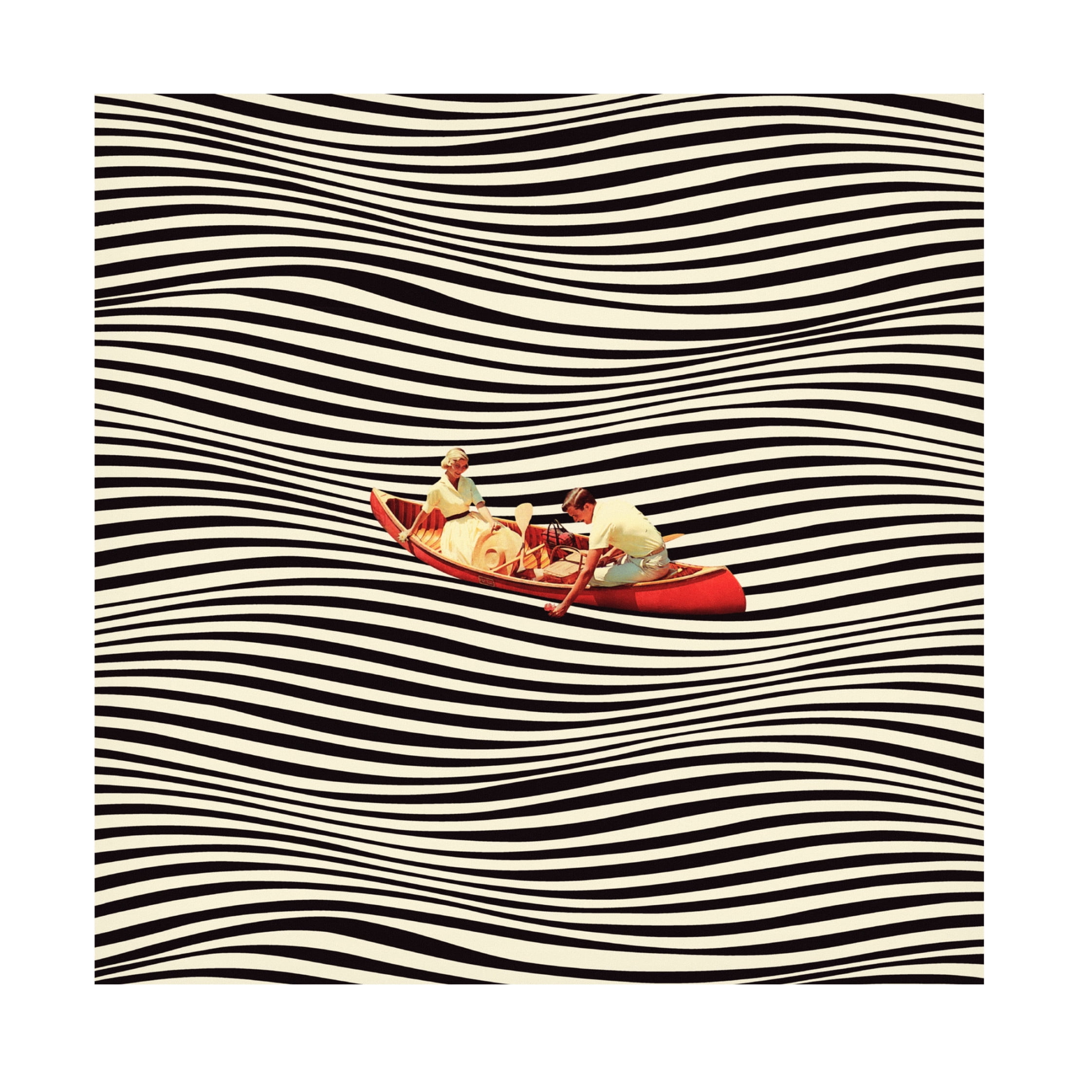 Trademark Fine Art Taudalpoi The Real Boat Trip Canvas Wall Art