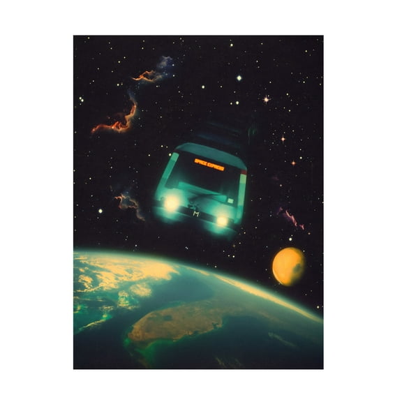 Trademark Fine Art Taudalpoi The Space Express Canvas Wall Art