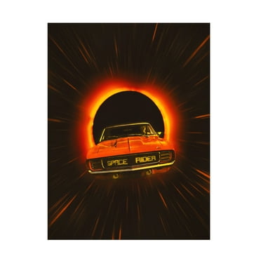 Trademark Fine Art Taudalpoi   The Space Rider Canvas Wall Art