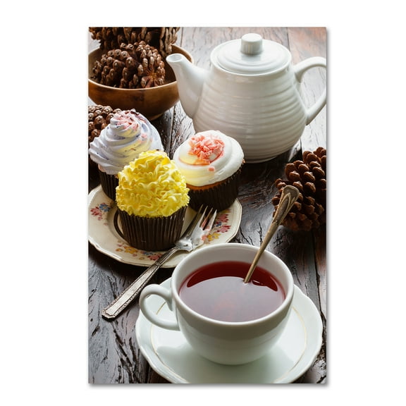 Trademark Fine Art 'Tea' Canvas Art by Luiz Laercio