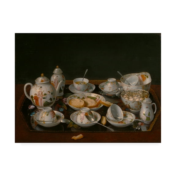 Trademark Fine Art 'Tea Set' Canvas Art by Liotard