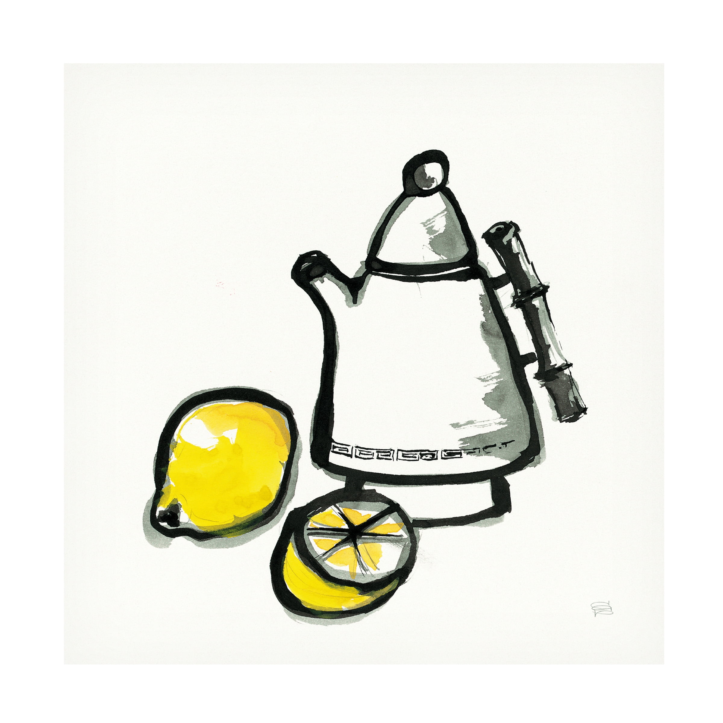 Trademark Fine Art 'Tea and Lemons' Canvas Art by Chris Paschke