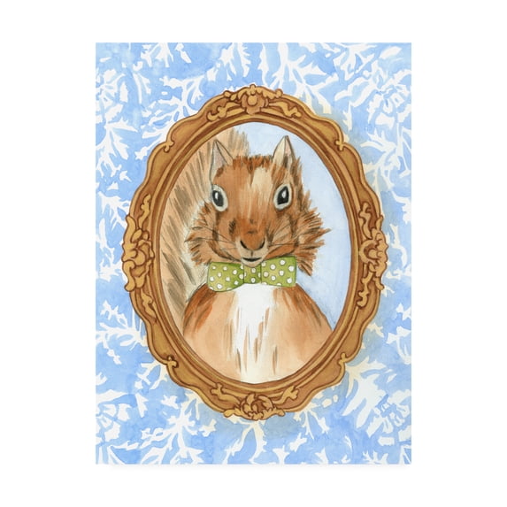 Trademark Fine Art 'Teachers Pet Squirrel' Canvas Art by Chariklia Zarris