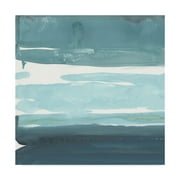 Trademark Fine Art 'Teal Horizon I' Canvas Art by Rob Delamater