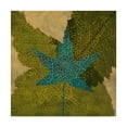 thumbnail image 1 of Trademark Fine Art 'Teal Leaf II' Canvas Art by Louise Montillio, 1 of 4