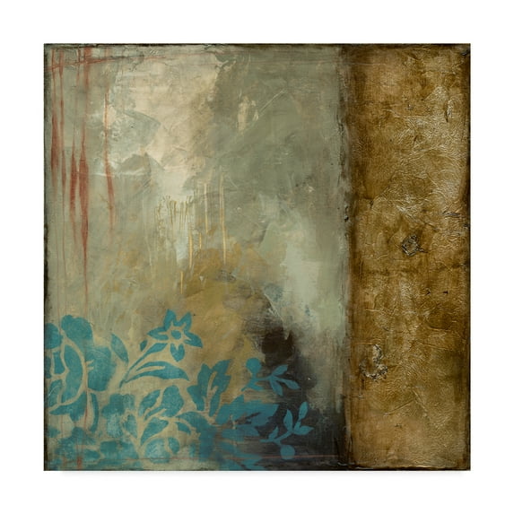 Trademark Fine Art 'Teal Patina III' Canvas Art by Jennifer Goldberger