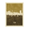 thumbnail image 1 of Trademark Fine Art 'Tehran Iran Skyline Brown' Canvas Art by Michael Tompsett, 1 of 3