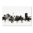 thumbnail image 1 of Trademark Fine Art 'Tehran Iran Skyline I' Canvas Art by Michael Tompsett, 1 of 3