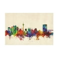 thumbnail image 1 of Trademark Fine Art Michael Tompsett Tehran Iran Skyline III Canvas Wall Art - 16x24, 1 of 5