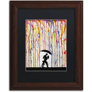 Trademark Fine Art 'Tempest' Canvas Art by Marc Allante, Black Matte, Wood Frame