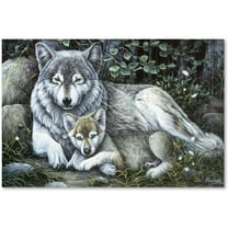 Trademark Fine Art 'Tender Moment' Canvas Art by Jenny Newland