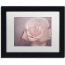 Trademark Fine Art 'Tenderness' Canvas Art by Cora Niele, White Matte, Black Frame