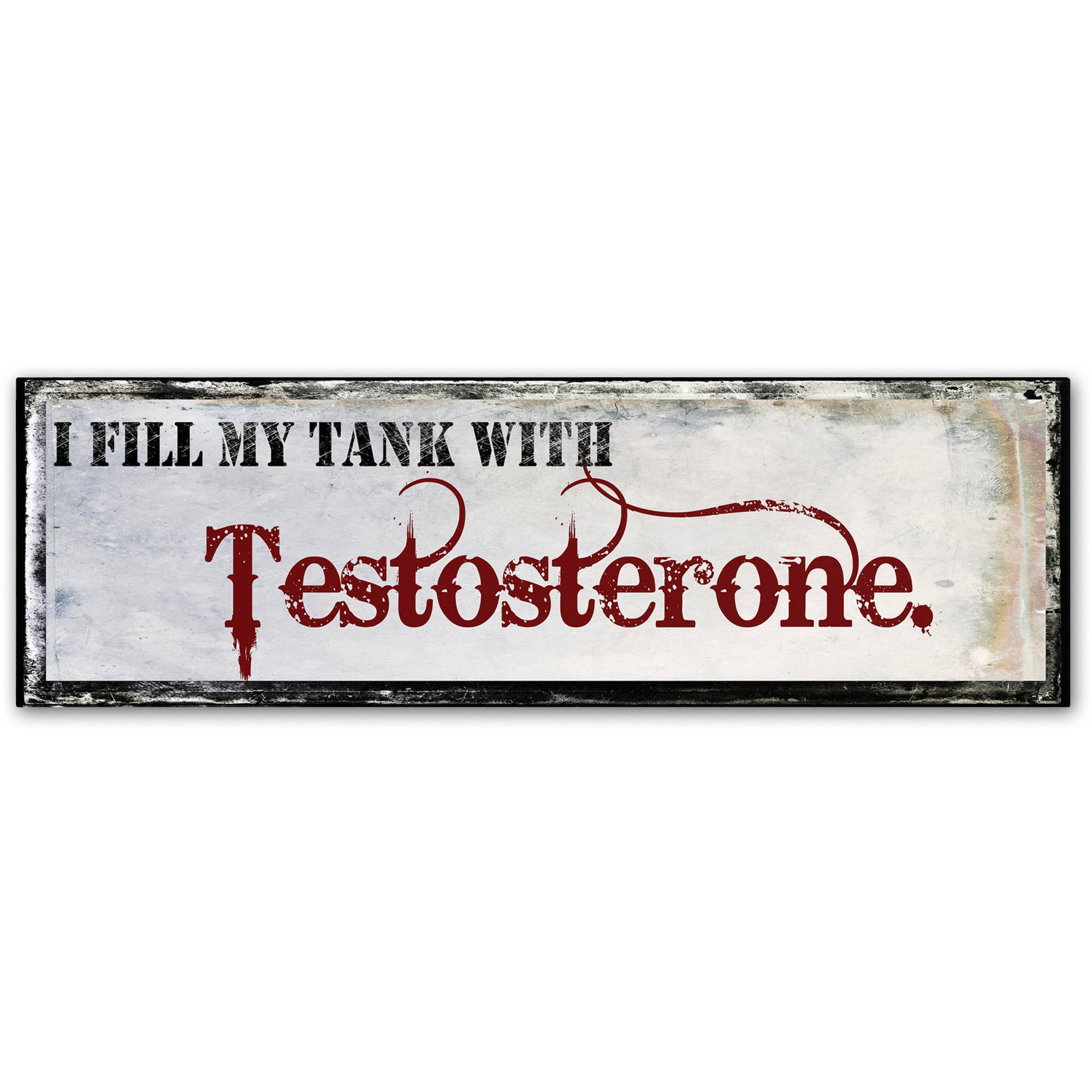Trademark Fine Art "Testosterone" Canvas Art by Color Bakery