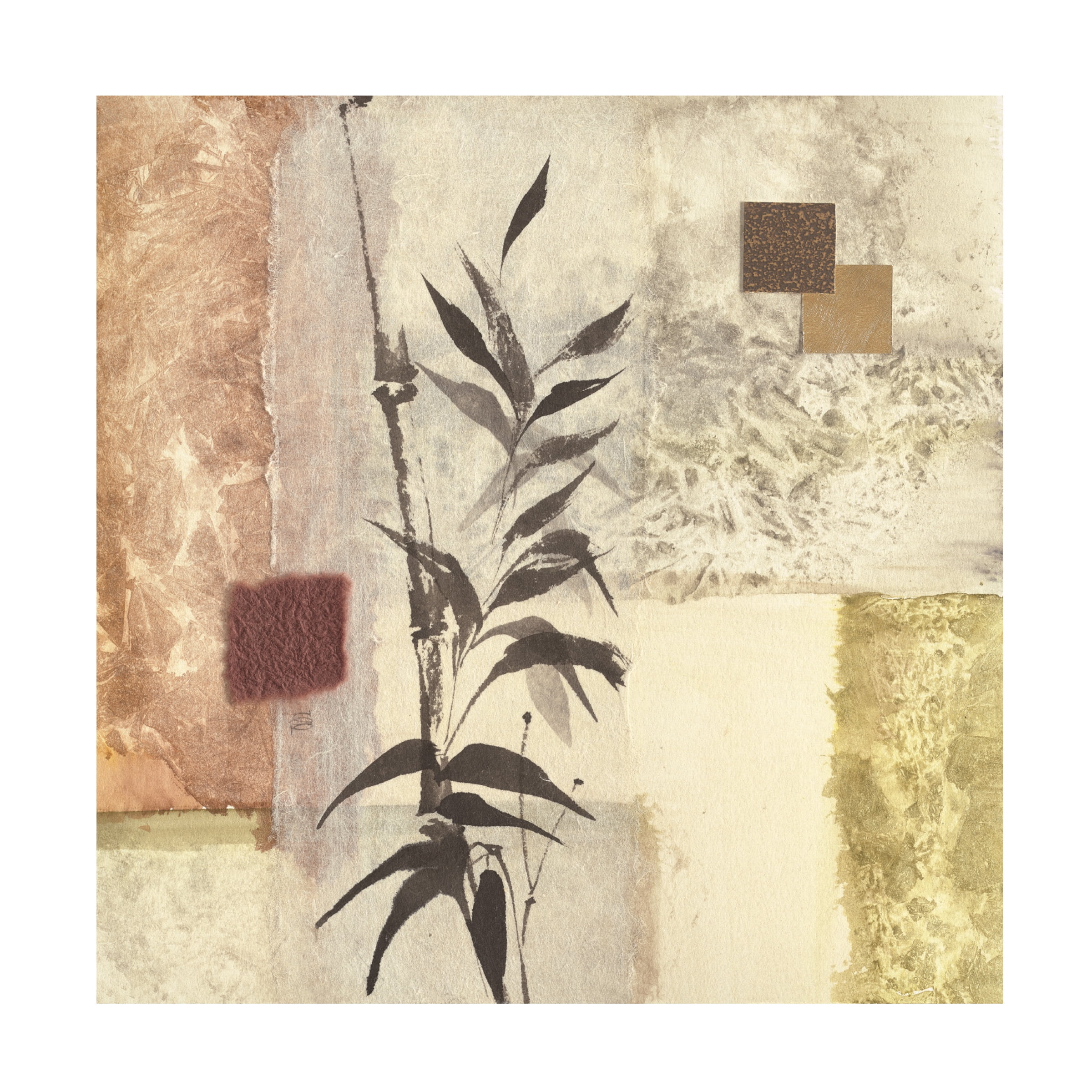 Trademark Fine Art 'Textured Bamboo I' Canvas Art by Chris Paschke