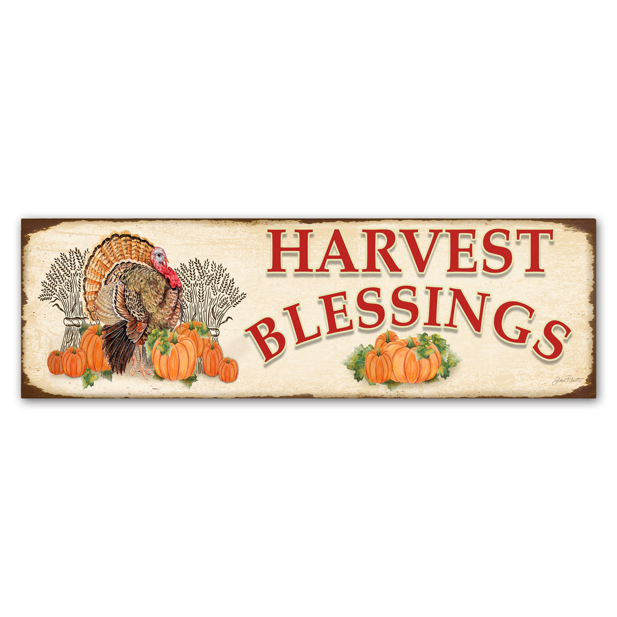 Trademark Fine Art 'Thanksgiving 3' Canvas Art by Jean Plout