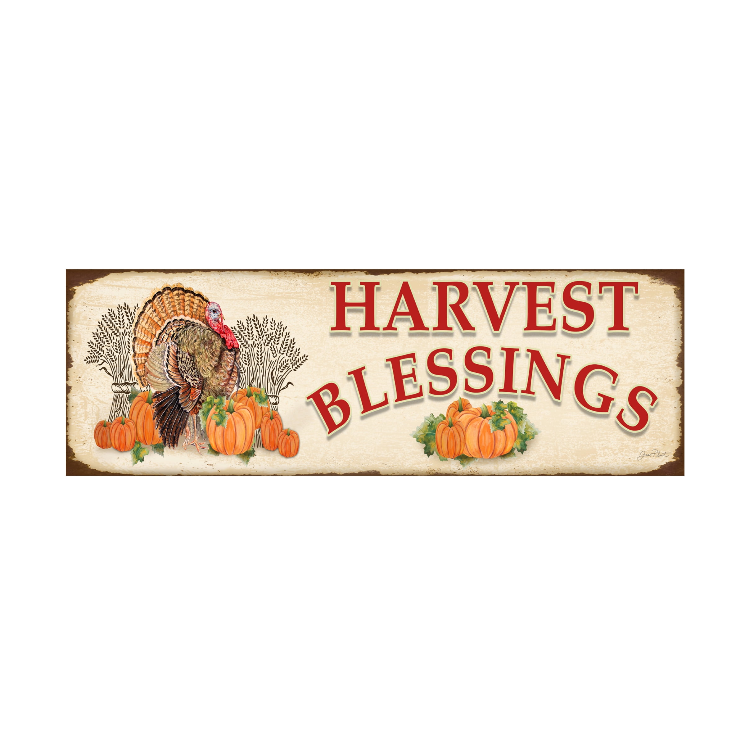 Trademark Fine Art 'Thanksgiving 3' Canvas Art by Jean Plout