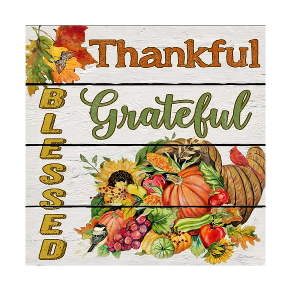 Trademark Fine Art 'Thanksgiving 5' Canvas Art by Jean Plout